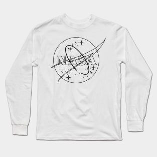 Nasa Retro Outline Long Sleeve T-Shirt